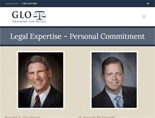 Tablet Screenshot of granberglaw.com